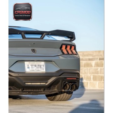 Dark Horse Style Carbon Fiber Replacement Rear Diffuser for 2024+ Ford Mustang S650