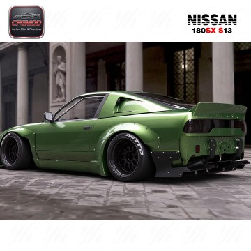 For 180SX Rocket Bunny Style Rear Spoiler Wing Carbon Fiber( or FRP) For 180SX Rocket Bunny Style Rear Spoiler Wing Carbon Fiber( or FRP)