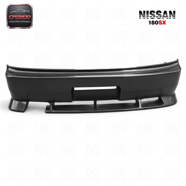 New 180SX VQ Car Accessory FRP Glass Fiber Rear Bumper with CF Carbon Fiber Condition Excellent