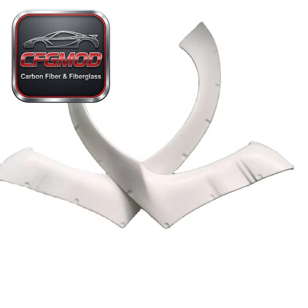 For 1989-1994 180SX RPS13 Rocket Bunny V2 Front Fenders (Pair) Glass Fiber