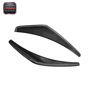 Carbon Fiber Version 2 Style Front Bumper Splitter Canard (pair) for 350Z CF