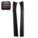 Brand for 2002-2008 350Z Z33 Fairlady VQ35 Carbon Fiber Door Sill Plate Step Panel Kick 2pcs Black