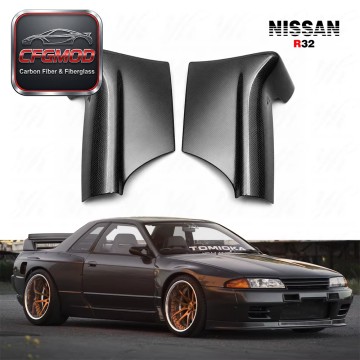 For Skyline R32 GTR East Bear Side Skirt Addon (pair) CF Carbon Fiber