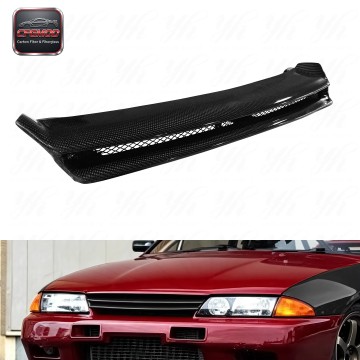Black CF Front Grill for Skyline R32 GTR OEM GTR Style Carbon Fiber with 100% Fitment and by cfgmod
