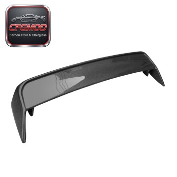 Skyline R32 GTR GTS OEM Style Ducktail Rear Trunk Spoiler Wing Black Carbon Fiber