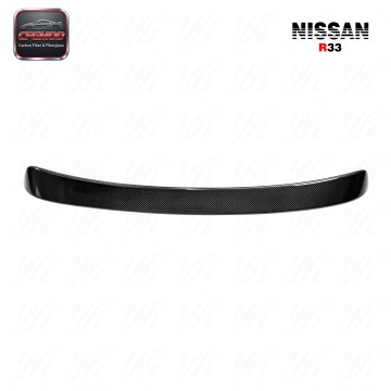 Carbon Fiber Rear Roof Spoiler Wing Lip for Skyline R33 GTR GTS GTT Car Spoilers