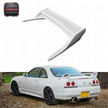 For Skyline R33 GTR OEM FRP Fiber Rear Wing Spoiler Single Deck cfgmod Brand For Skyline R33 GTR OEM FRP Fiber Rear Wing Spoiler Single Deck cfgmod Brand