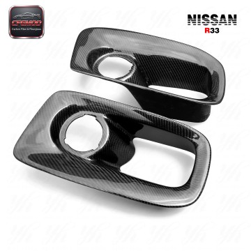 For Skyline R33 GTR Border Front Bumper Carbon Fiber Air Duct