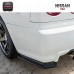 High Quality Black for 1999-2002 Skyline R34 GTR Nism NI Style Carbon Fiber Rear Spats 100% Fitment