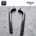 High Quality Black for 1999-2002 Skyline R34 GTR Nism NI Style Carbon Fiber Rear Spats 100% Fitment