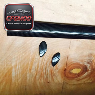 1999-2002 Nissan Skyline R34 GT-R OEM Carbon Fiber Rear Spoiler Blade and End Slips Single Deck High Gloss