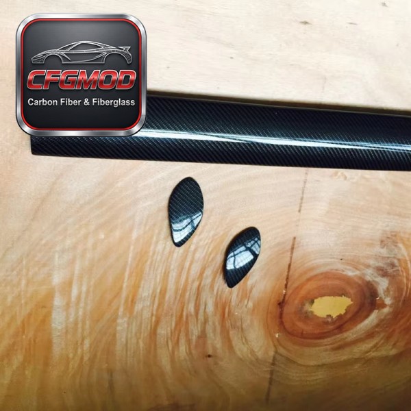 1999-2002 Nissan Skyline R34 GT-R OEM Carbon Fiber Rear Spoiler Blade and End Slips Single Deck High Gloss