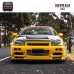 Completely Upgraded and Modified for Skyline R34 GTR Carbon Fiber Front Bumper