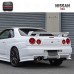OEM Style Rear Trunk Bootlid Tailgate Break Light Lamp Cutout for 1999-2002 for Skyline R34 GT-R Black