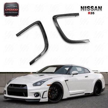 For R35 GTR Front Bumper Side Vents Addon (ONLY for WALD BUMPER)