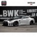 For 08-14 Skyline R35 GTR GTR35 Liberty Walk Style 8 PCS Glass Fiber Front & Rear Fender