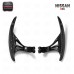 For 2008-2014 R35 GTR GTR35 at Style Matte Black Carbon Fiber Smooth Steering Wheel Shifter Extension