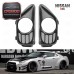 Carbon Fiber Exhaust Surround Shroud Heat Shield 2pcs Fit for 2008-2010 Skyline R35 GTR B Style