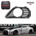 Carbon Fiber Exhaust Surround Shroud Heat Shield 2pcs Fit for 2008-2010 Skyline R35 GTR B Style