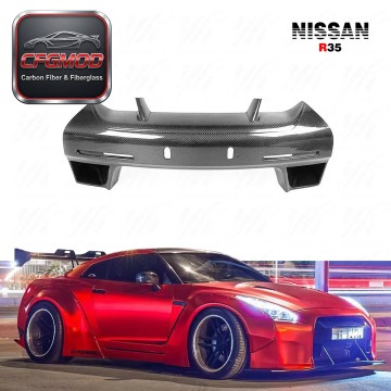 FOR R35 GTR Front Bumper Carbon Fiber Nose Cover