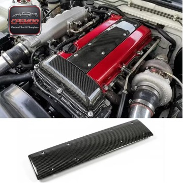 High Quality Black Carbon Fiber Plug Cover for 200 SX S13 CA18