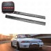 High Quality Black 180SX PRS13/PS13 Silvia Carbon Fibre Door Sill (Pair) with Easy Installation Guide and No Warranty