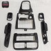 Black Carbon Fiber Interior Set for Nissan 200SX S14/S14A RHD Silvia 7-Piece Radio Surround & Control Panel Full Set