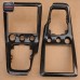 200SX 240SX S15 Silvia RHD Black Carbon Fiber High Glossy Finish Radio Gear Surround Console Replacement