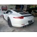 992 Style Carbon Fiber and Primer Rear Engine Grille with Mesh for Porsche 911 991.1 Upgrade Decklid Tuning Parts
