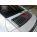 992 Style Carbon Fiber and Primer Rear Engine Grille with Mesh for Porsche 911 991.1 Upgrade Decklid Tuning Parts