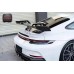 GT3 Style Dry Carbon Fiber Rear Wing Spoiler with Decklid for Porsche 911 992.1 Carrera Trunk Hood Tuning Parts