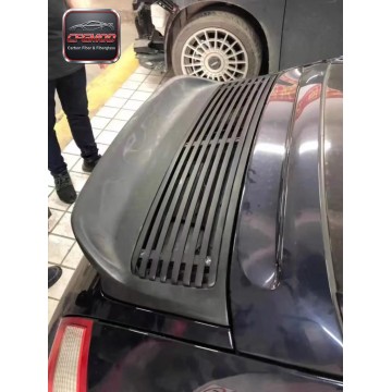 GT3 Style Dry Carbon Fiber Rear Tailgate Wing Grille for Porsche 911 997.1 997.2 Decklid Tuning Parts
