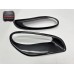 ED Style Carbon Fiber Rear Fender Vents Air Intakes for Porsche 911 991.2 Turbo TurboS Side Quarter Panel Vents Tuning Parts