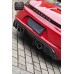 GT4 Style Dry Carbon Fiber Rear Lip Diffuser for 2016+ Porsche 718 Cayman Boxster Rear Bumper Splitter Tuning Parts