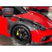 GT4 RS Style Dry Carbon Fiber Front Fenders with Vents for Porsche 718 Boxster Cayman Tuning Parts