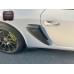GT4 Style Carbon Fiber Rear Side Vents Air Intakes for Porsche 987 Boxster Cayman Side Quarter Panel Tuning Parts