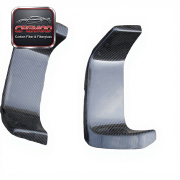 Carbon Fiber GRB STI Exhaust Heatshield Pair for Impreza (Black High Gloss Finish)