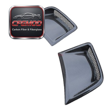Factory direct sales Hatchback OEM Style Carbon Fiber Front Bumper Side Vents For 2008-2010 GRB STI