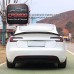 Dry Carbon Fiber V Design Rear Wing Lip for Tesla Model 3 Facelift 2024 2025 2026