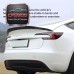 Dry Carbon Fiber V Design Rear Wing Lip for Tesla Model 3 Facelift 2024 2025 2026