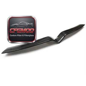 Cross-Border Exclusive Real Carbon Fiber Front Upper Grille Cover Trim for Tesla Model S