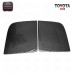 Black Carbon Fiber OEM High Gloss 3k Twill Weave Headlight Cover Replacement (Pair) for MR2 SW20 1990-1995-Brand