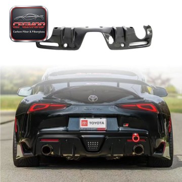 AG Style Carbon Fiber Rear Bumper Diffuser Lip for Toyota Supra MK5 A90 A91 GR Supra Rear Lower Splitter Tuning Parts