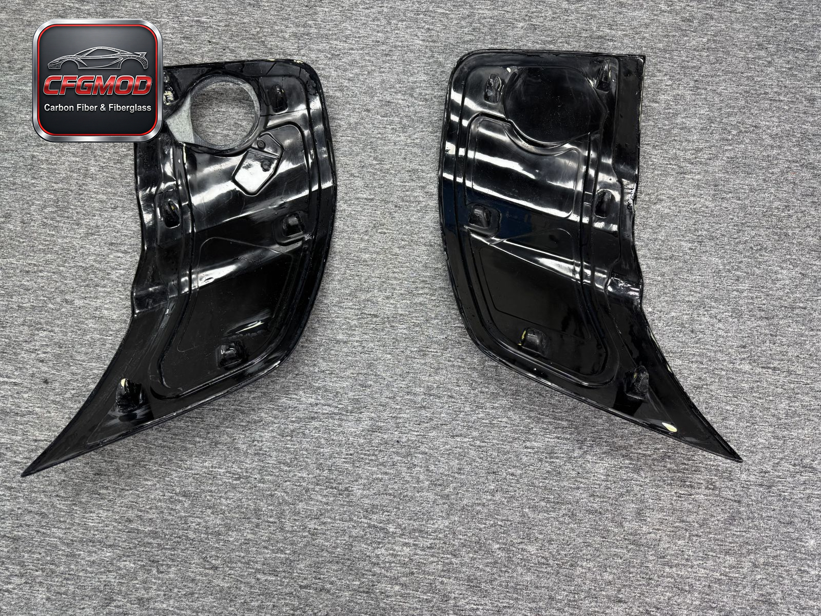 For Audi R8 2010-2015 Carbon Fiber Side Blade Door Panels Rear Side Panel Replacement — 10