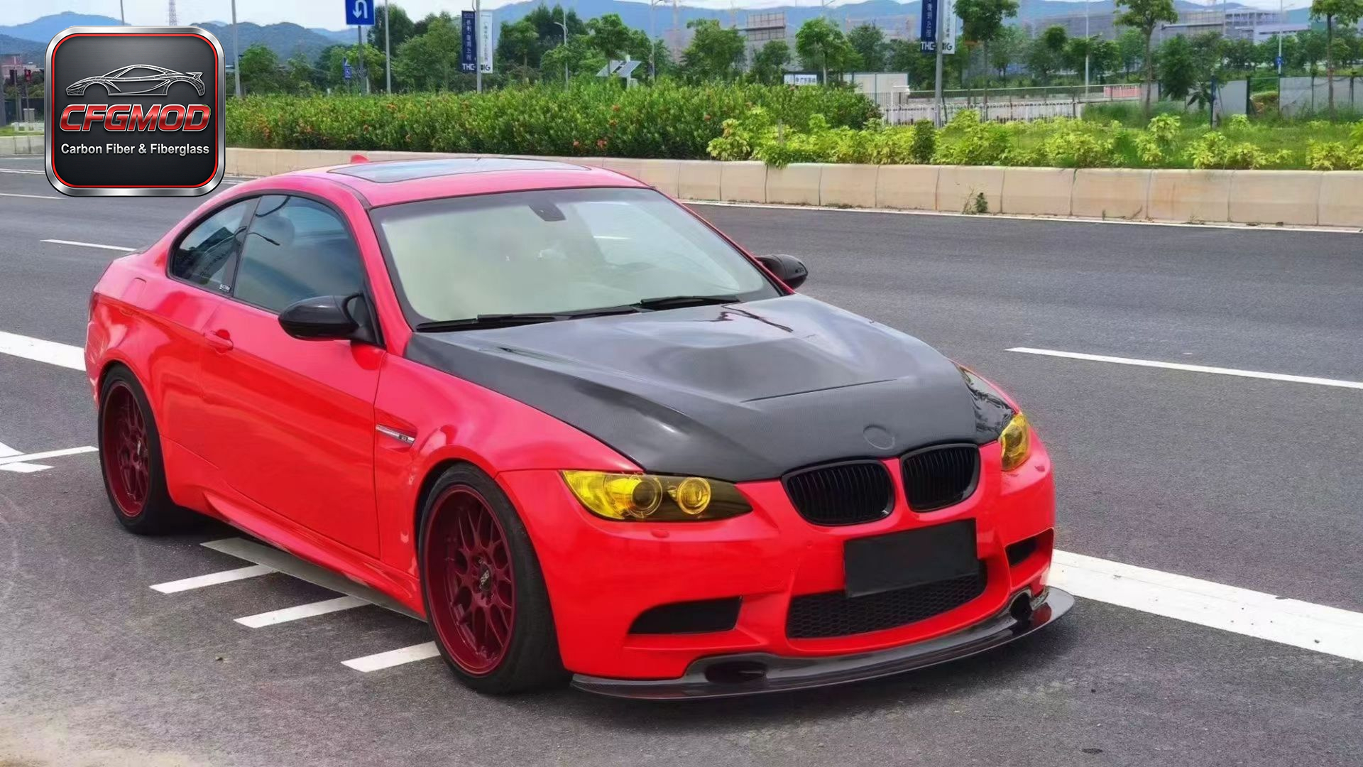 2005-2013 M3 E92 E93 GTS Style Dry Carbon Fiber Engine Hood Bonnet — 2