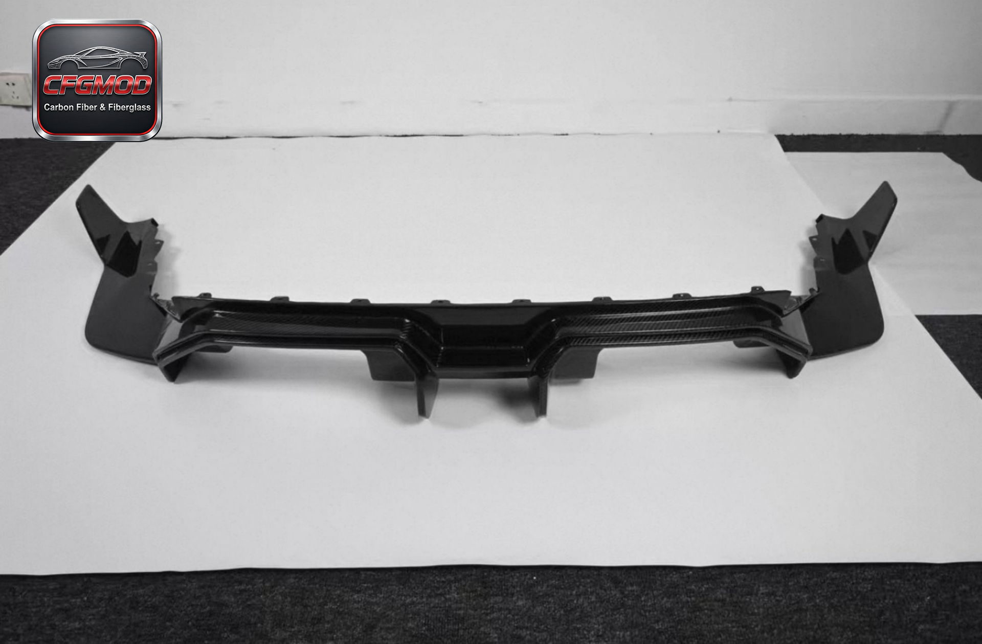 2022+ BMW M2 G87 AR Style Dry Carbon Fiber Rear Lip Diffuser — 6