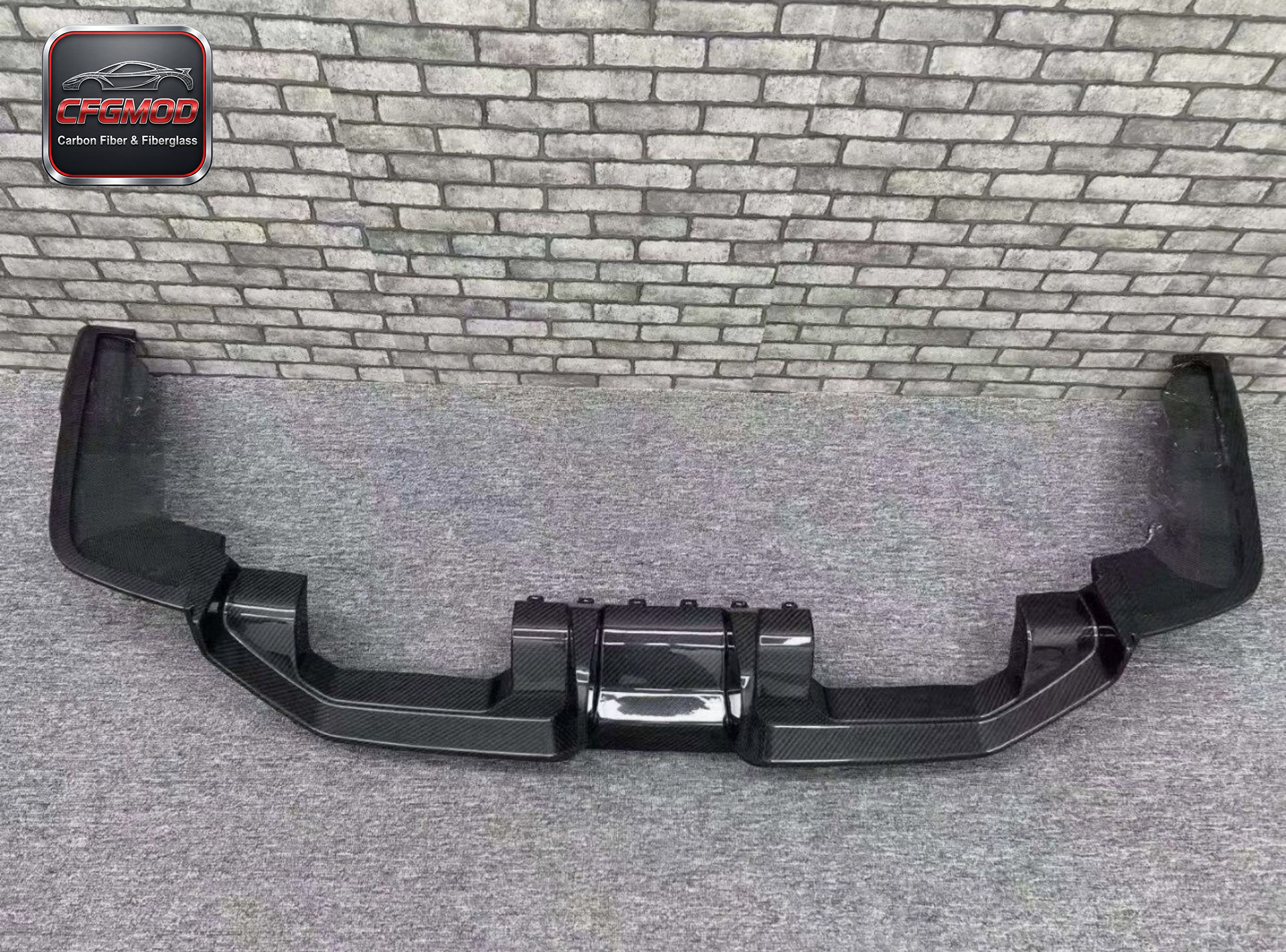 2022+ BMW M2 G87 AR Style Dry Carbon Fiber Rear Lip Diffuser — 9