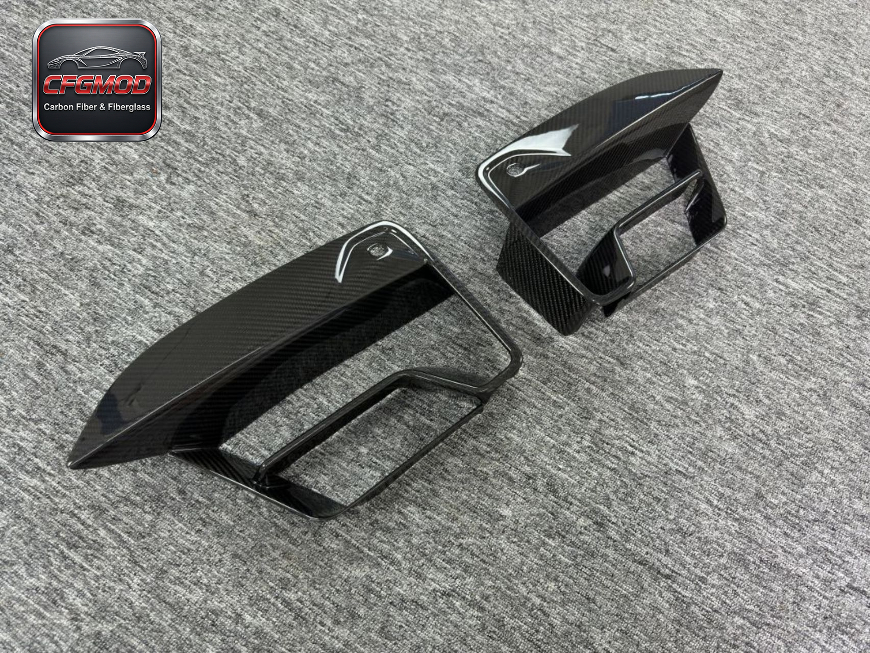2018-2023 BMW 5 Series G30 G38 M5 F90 V Style Dry Carbon Fiber Hood Bonnet — 4