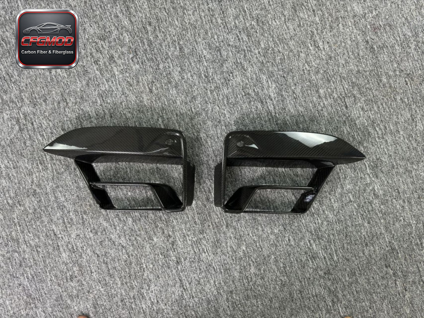 2018-2023 BMW 5 Series G30 G38 M5 F90 V Style Dry Carbon Fiber Hood Bonnet — 5