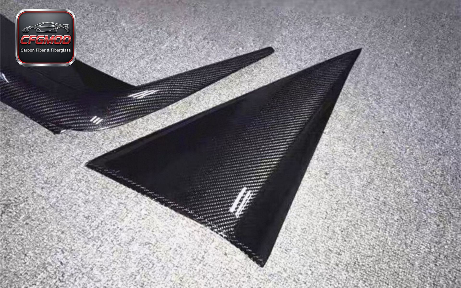For Ferrari F12 Berlinetta 2012-2017 DMC Style Carbon Fiber Hood Vent Insert Trim — 6